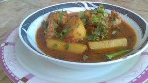 Chicken Aloo Curry Pakistani Food Recipe