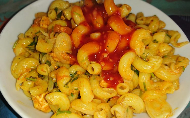 Chicken Twister Macaroni Pakistani Food Recipe