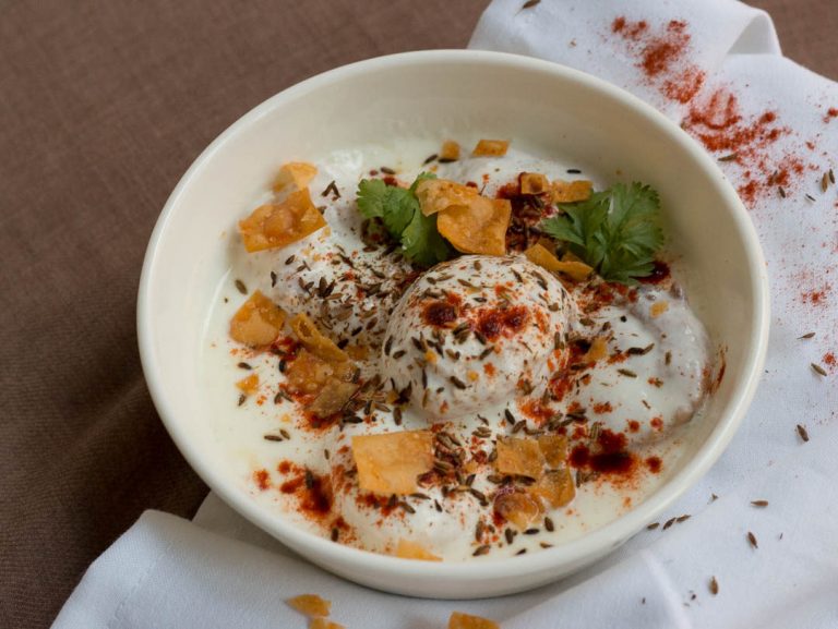 Besan Dahi Baray With Veggies Pakistani Food Recipe (With Video)
