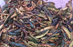 Crispy Masala Bhindi Pakistani Food Recipe9
