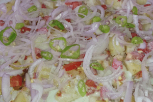 Dahi Aloo Chana Chaat Pakistani Food Recipe11