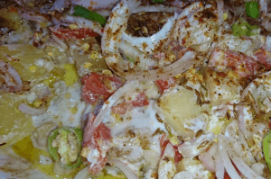 Dahi Aloo Chana Chaat Pakistani Food Recipe17