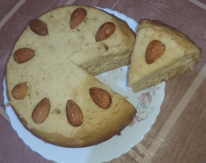 Easy Vanilla Sponge Cake Without Oven (With Video)