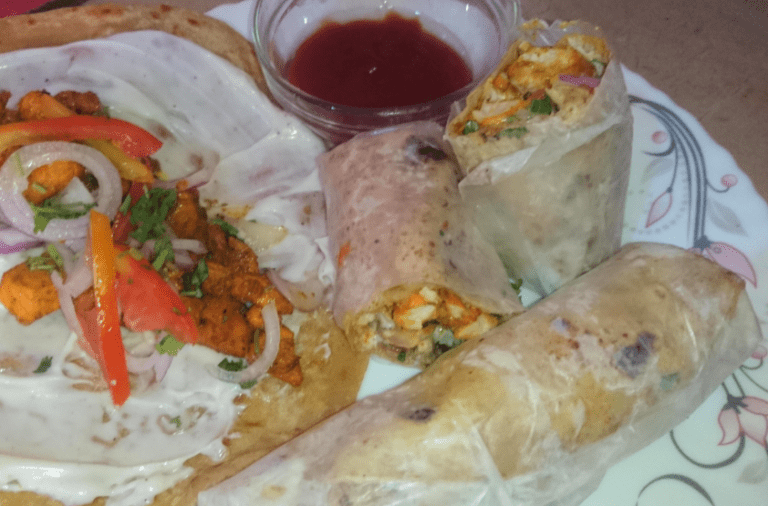 Chicken Mayo Roll Pakistani Food Recipe (With Video)