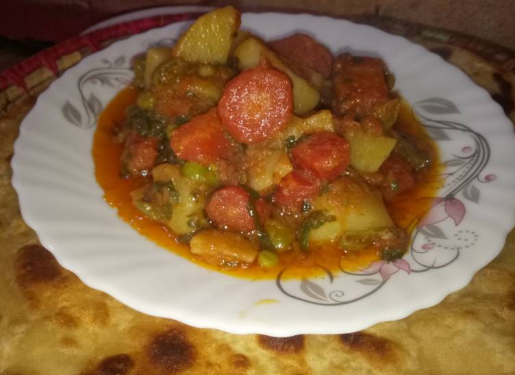 Mix Sabzi for Lunch Pakistani Food Recipe