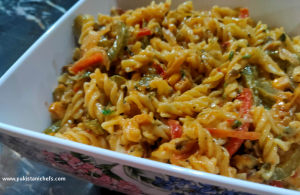 Vegetable Cheese Macaroni Pakistani Food Recipe With Video4