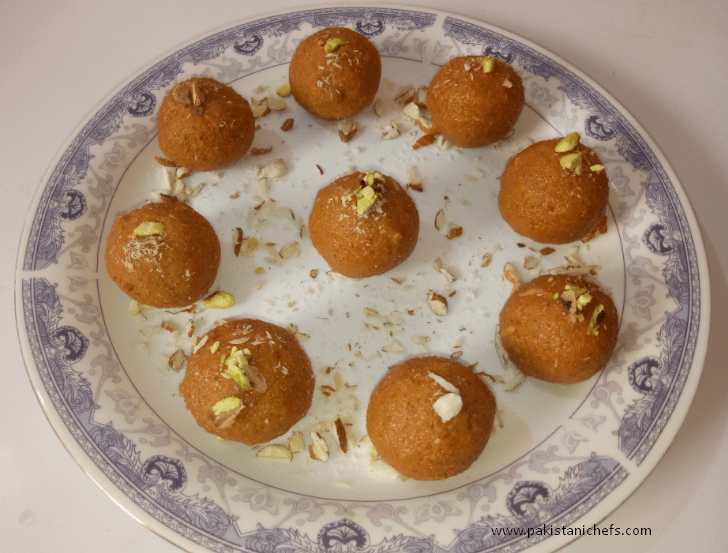 Delicious & Easy Besan Ke Laddu Pakistani Food Recipe (With Video)