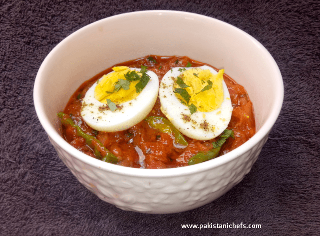 Easy & Tasty Egg Curry Pakistani Food Recipe (With Video)