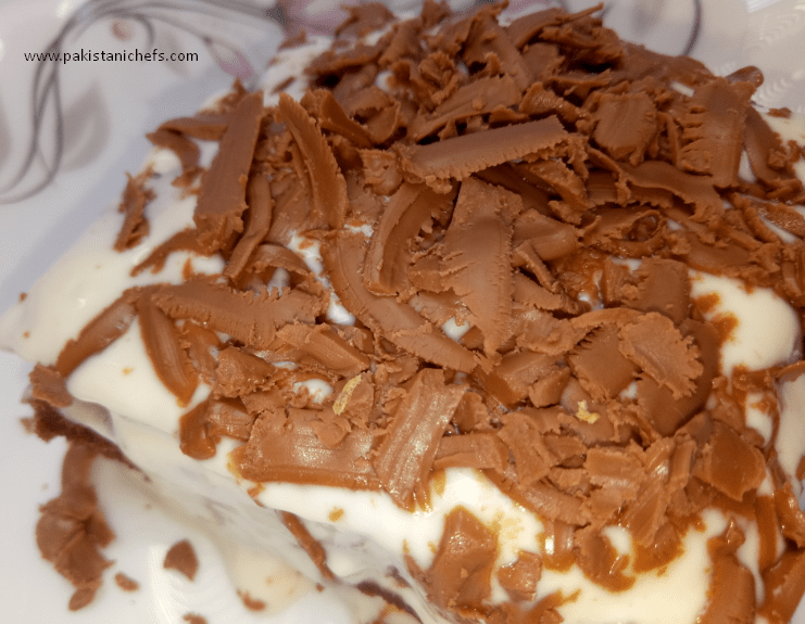 Chocolate Pan Cake Pastry Pakistani Food Recipe (With Video)