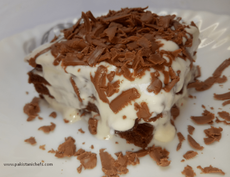 Chocolate Pan Cake Pastry Pakistani Food Recipe (With Video)