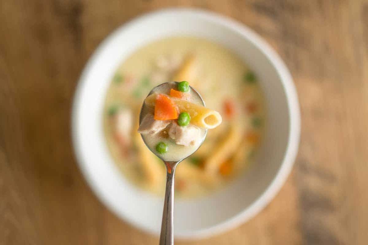 Creamy Chicken Pasta Soup Pakistani Food Recipe