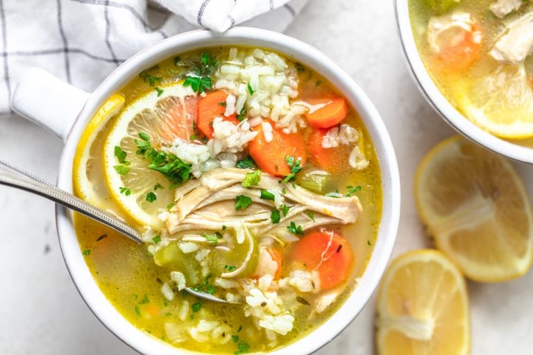 Chicken Lemon Rice Soup Pakistani Food Recipe