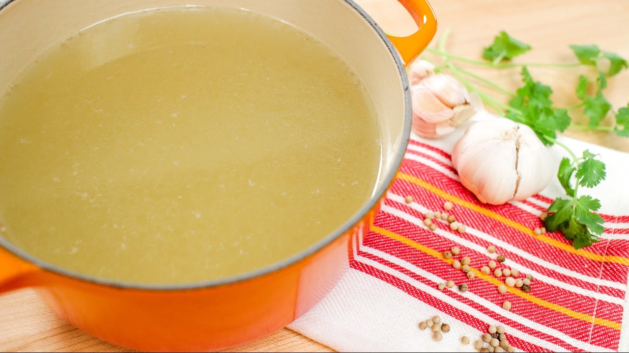 How To Make Chicken Stock (Broth) Pakistani Food Recipe