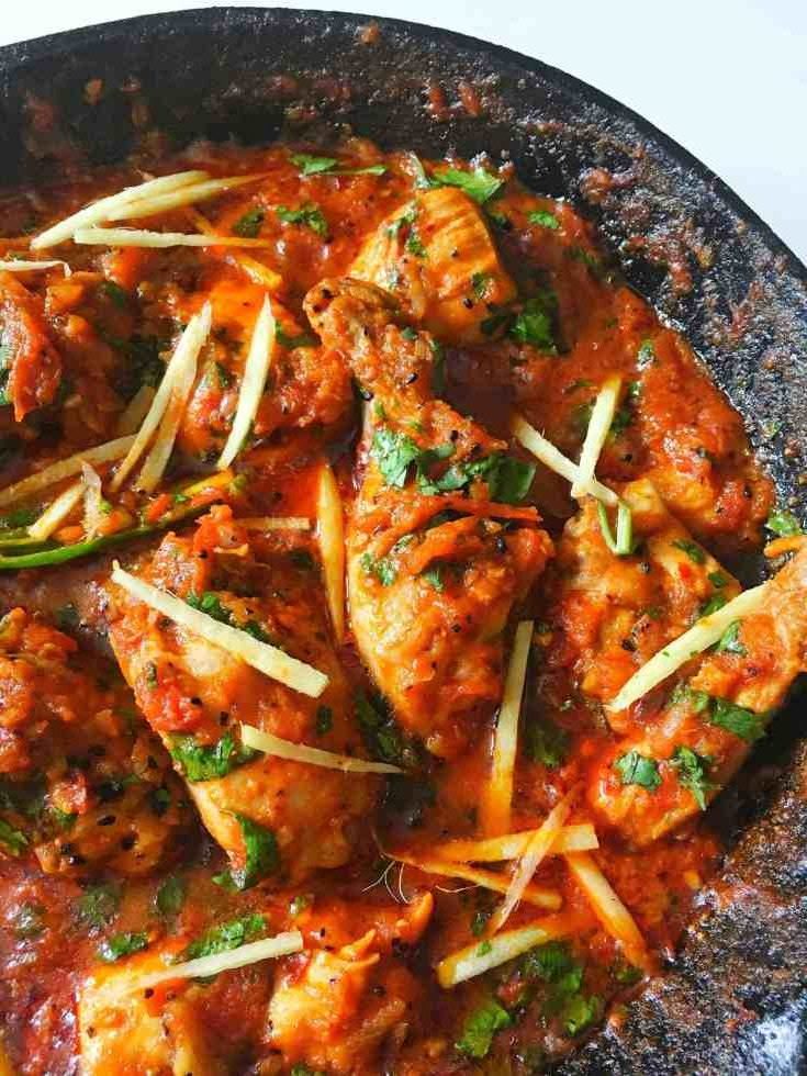 Chicken Tikka Karahi (Bawarchi Style) Pakistani Food Recipe