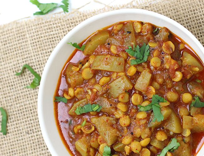 Delicious Chana Dal With Lauki Sabzi Pakistani Food Recipe: