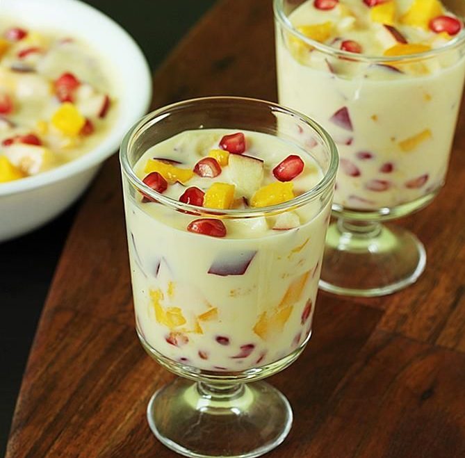 Fruit Custard Pakistani Food Recipe