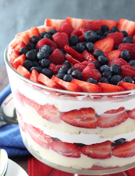 Delicious Summer Berries Trifle Pakistani Food Recipe