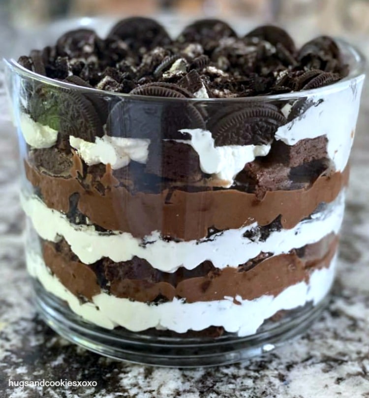 Easy & Delicious Oreo Brownie Trifle Pakistani Food Recipe