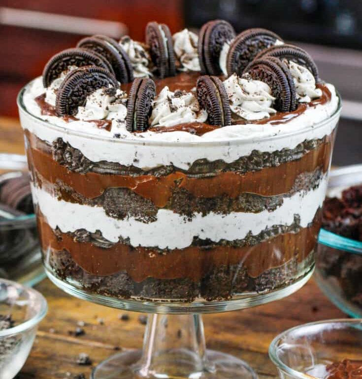 Easy & Delicious Oreo Brownie Trifle Pakistani Food Recipe