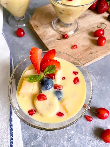 Fruit Custard Pakistani Food Recipe