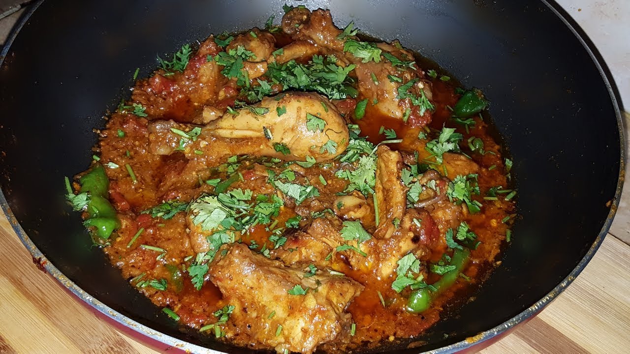 Delicious Sindhi Chicken Karahi Pakistani Food Recipe