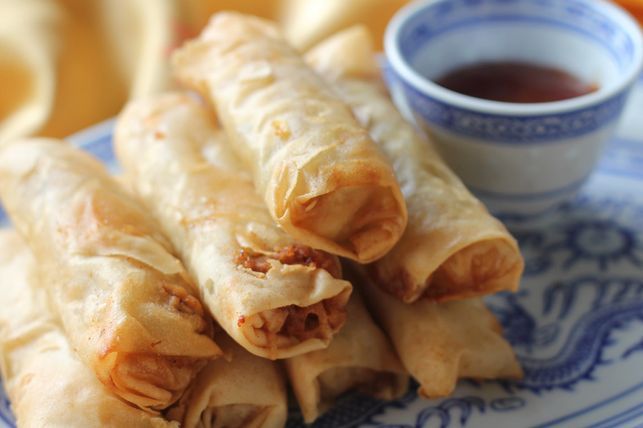 Delicious & Crispy Air Fryer Spring Roll Pakistani Food Recipe