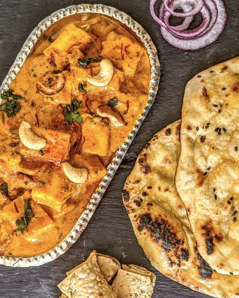 Yummy Shahi Kaju Paneer Masala Pakistani Food Recipe