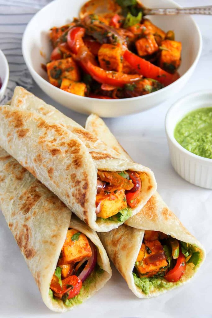 Delicious & Easy Paneer Kathi Rolls Pakistani Food Recipe 