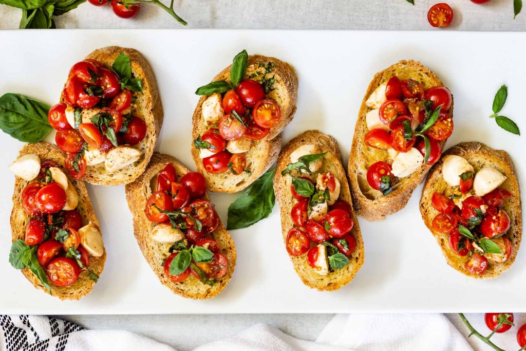 Simple Bruschetta With Mozzarella Recipe