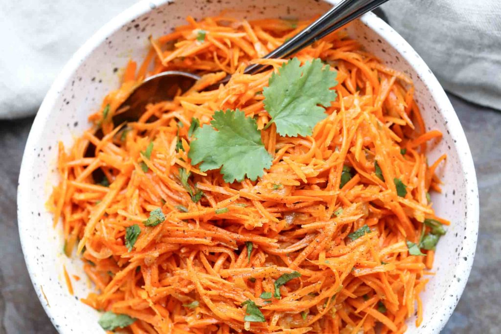 Delicious Spicy Korean Carrot Salad Recipe