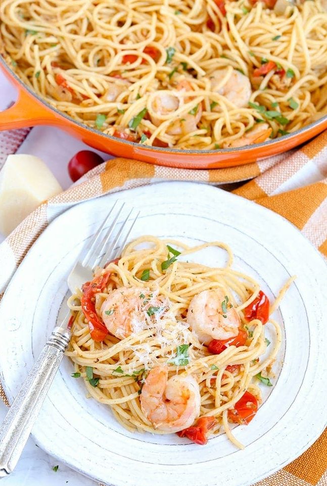 Delicious Italian Shrimp Pasta Recipe