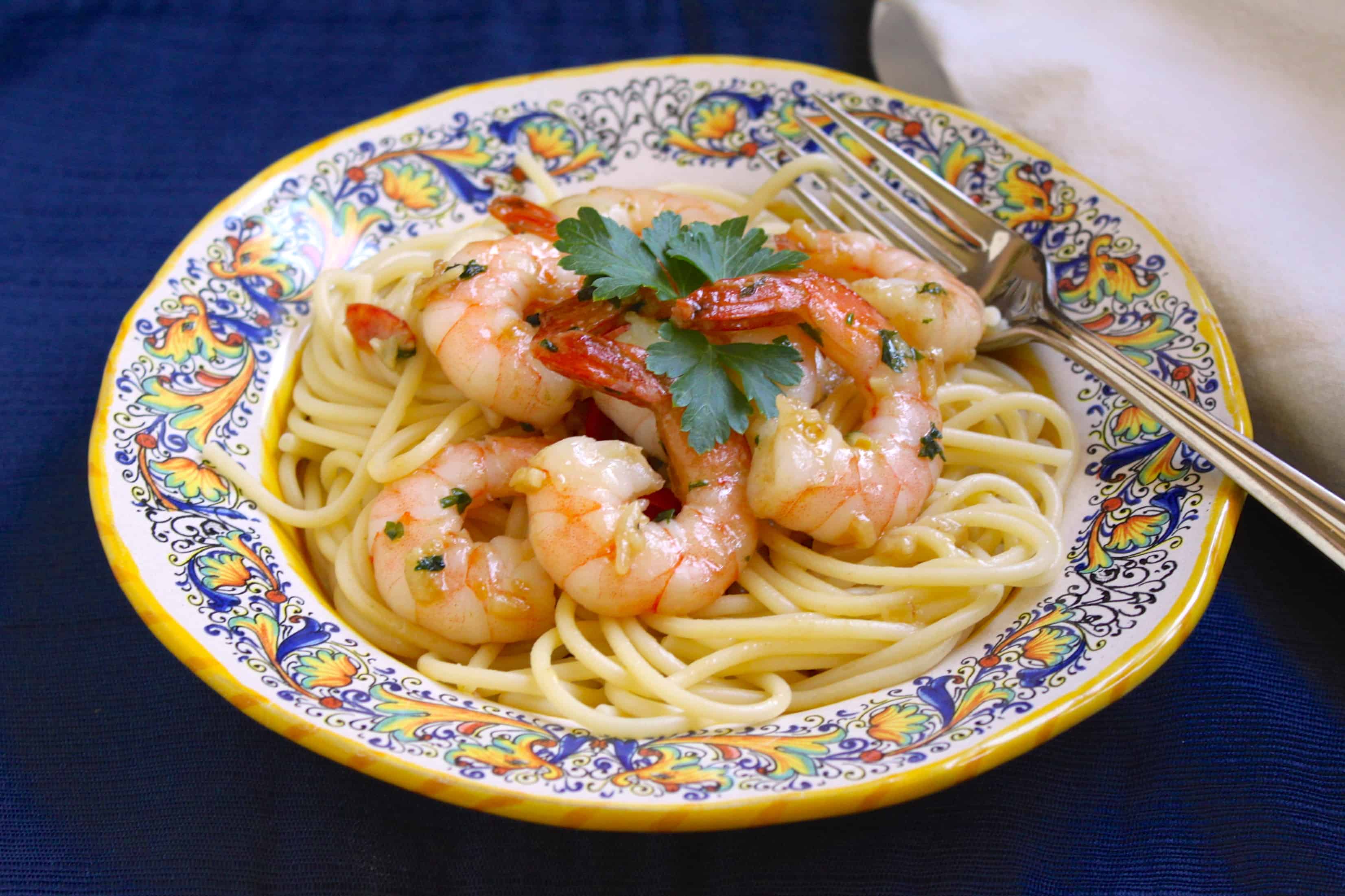 Delicious Italian Shrimp Pasta Recipe