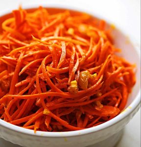 Delicious Spicy Korean Carrot Salad Recipe