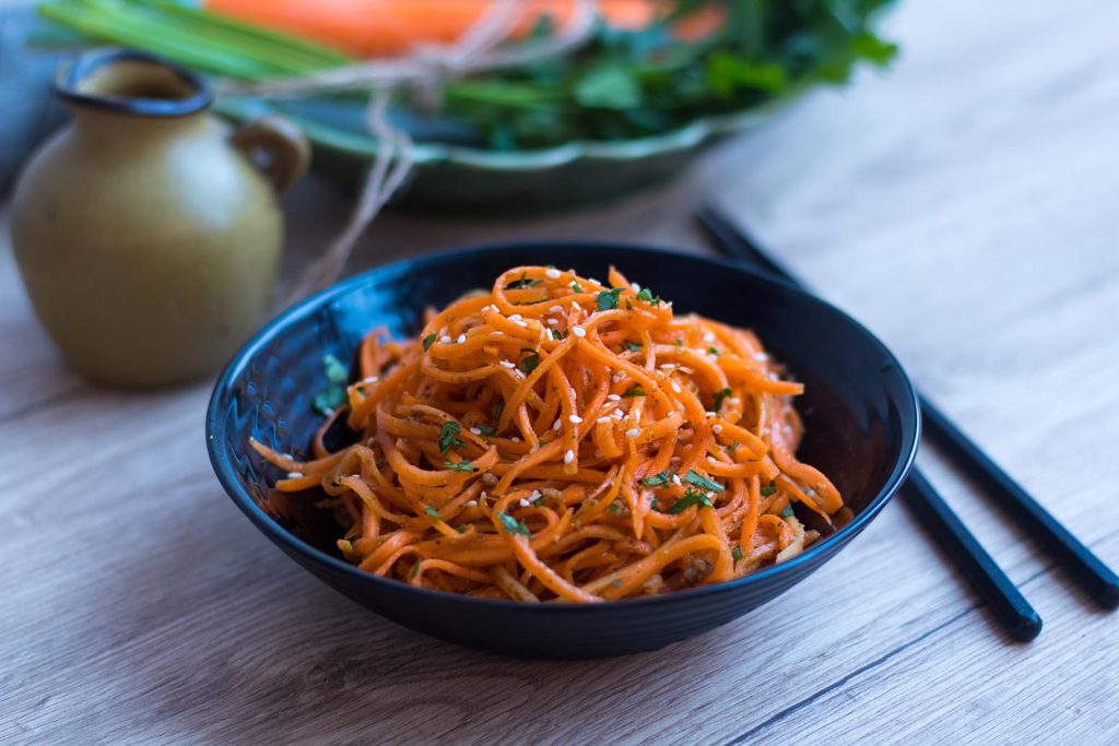 Delicious Spicy Korean Carrot Salad Recipe
