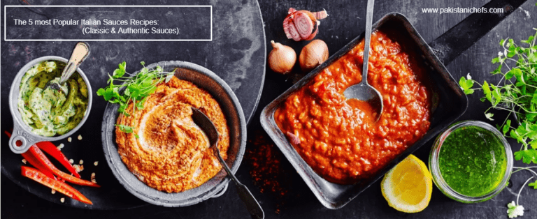The 5 Most Popular Italian Sauces Recipe (Authentic Sauces)