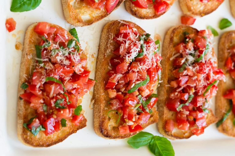 Easy & Homemade Classic Bruschetta Recipe