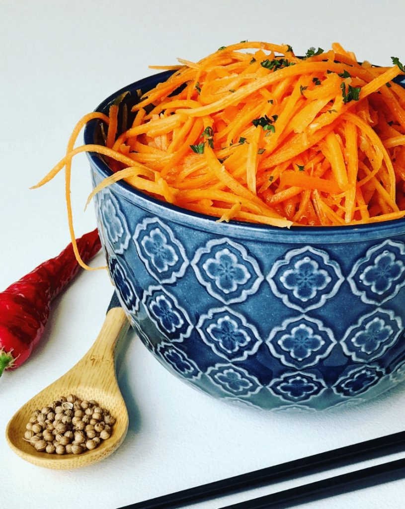 Delicious Spicy Korean Carrot Salad Recipe