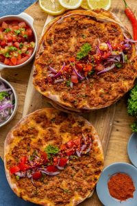 Easy Homemade Turkish Lahmacun Recipe (Turkish Pizza)