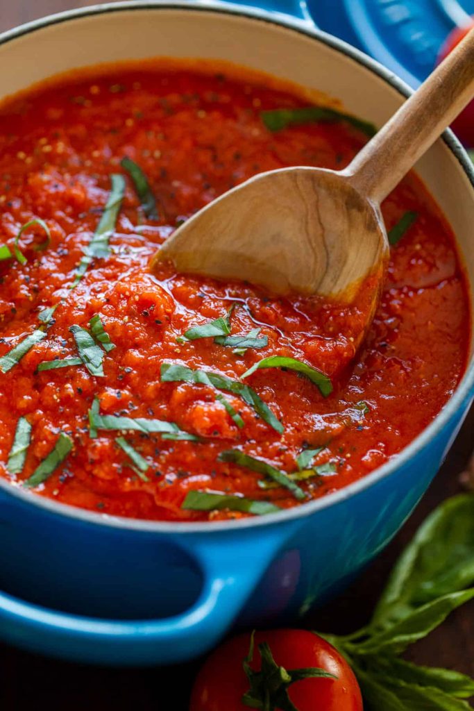 Homemade Classic Marinara Sauce Recipe
