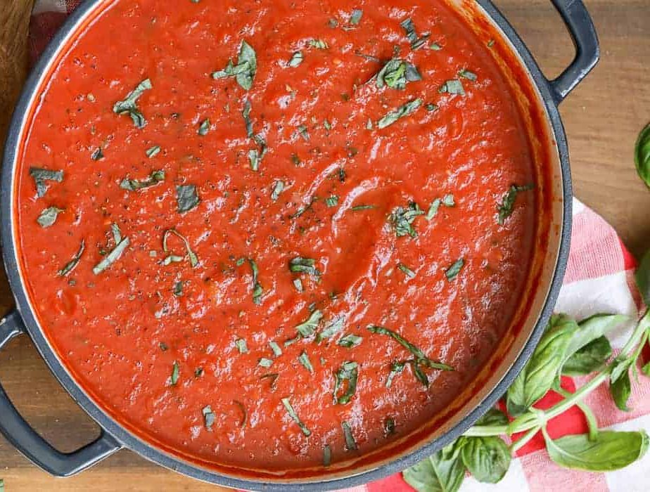Homemade Classic Marinara Sauce Recipe
