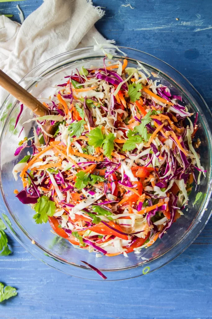 Delicious & Tasty Asian Slaw Recipe (Asian Salad)