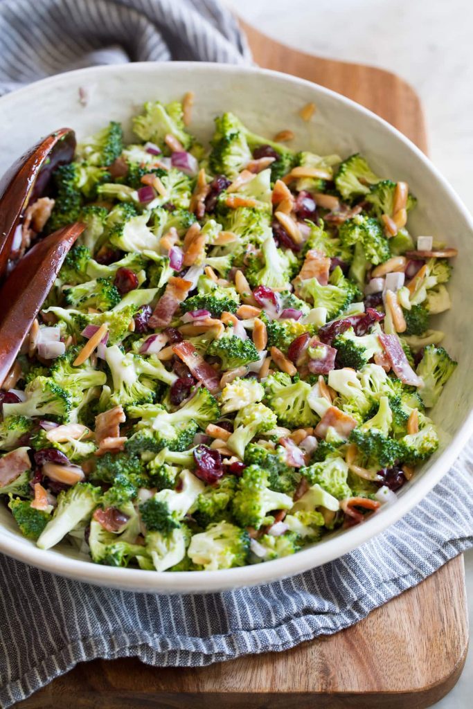 Easy & Creamy Broccoli Salad Recipe