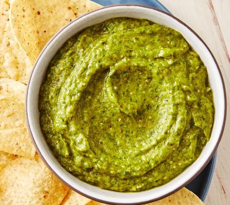 Homemade Salsa Verde Dipping Sauce Recipe