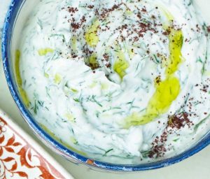 A Refreshing Turkish Yogurt & Cucumber Dip (Cacik Recipe)