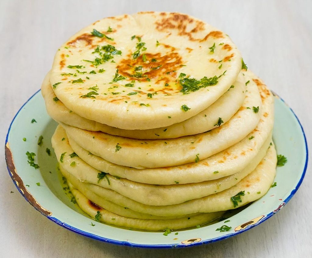 Homemade Greek Yogurt Turkish Flatbread (Bazlama) Recipe