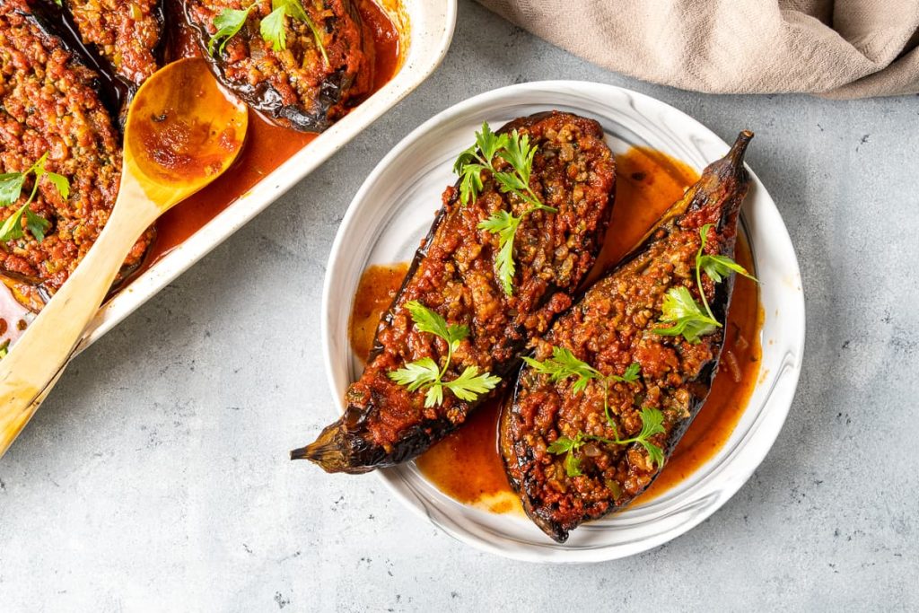 Karniyarik - Turkish Stuffed Eggplant Recipe