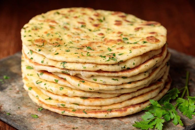 Homemade Greek Yogurt Turkish Flatbread (Bazlama) Recipe