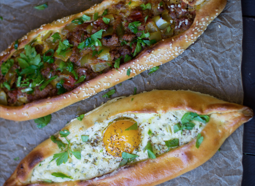 Turkish Flatbread Pizza Recipe (Turkish Pide)