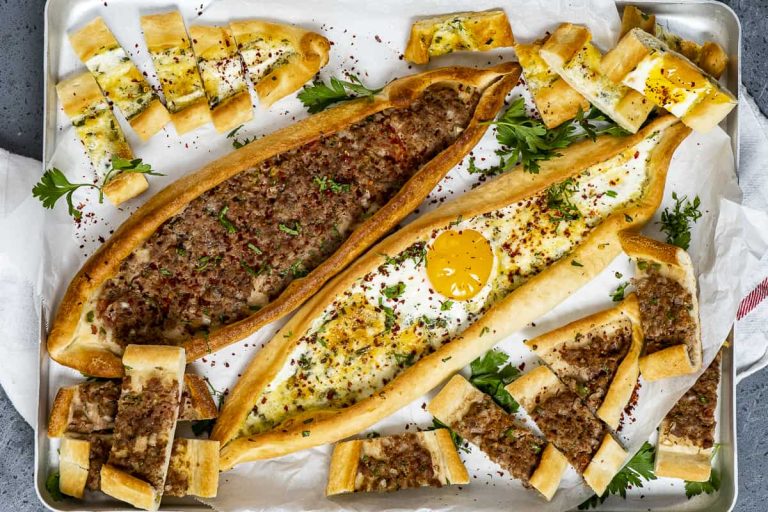 Turkish Flatbread Pizza Recipe (Turkish Pide)