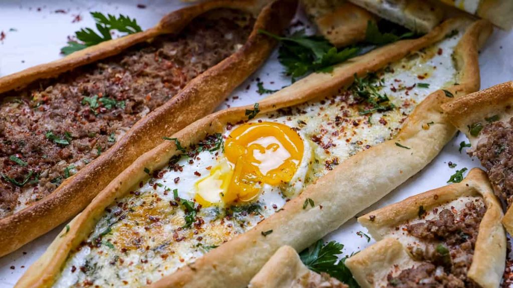 Turkish Flatbread Pizza Recipe (Turkish Pide)